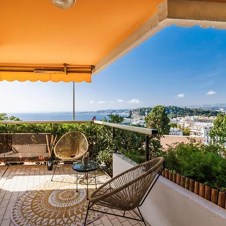 Apartment Renting - Carnot - Escape To The French Riviera Terrace With Sea View *